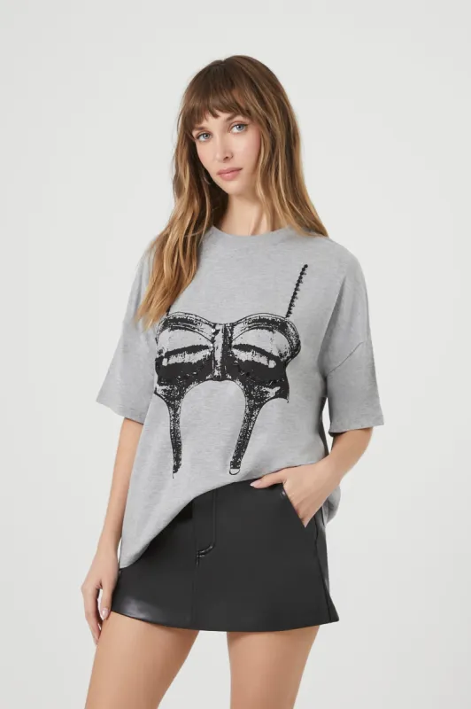 T-shirt bustier imprimé sold by Urban Planet