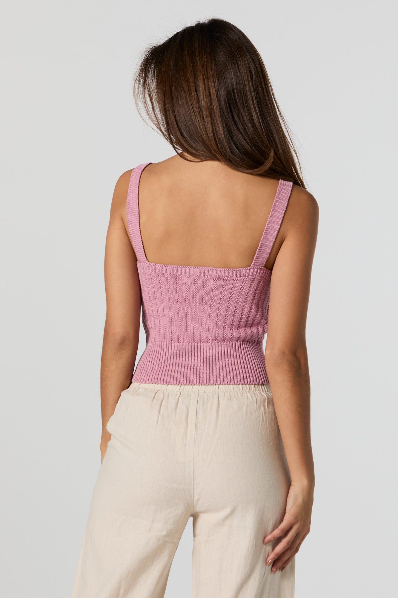 Débardeur en tricot à encolure en V sold by Urban Planet product image thumbnail 2