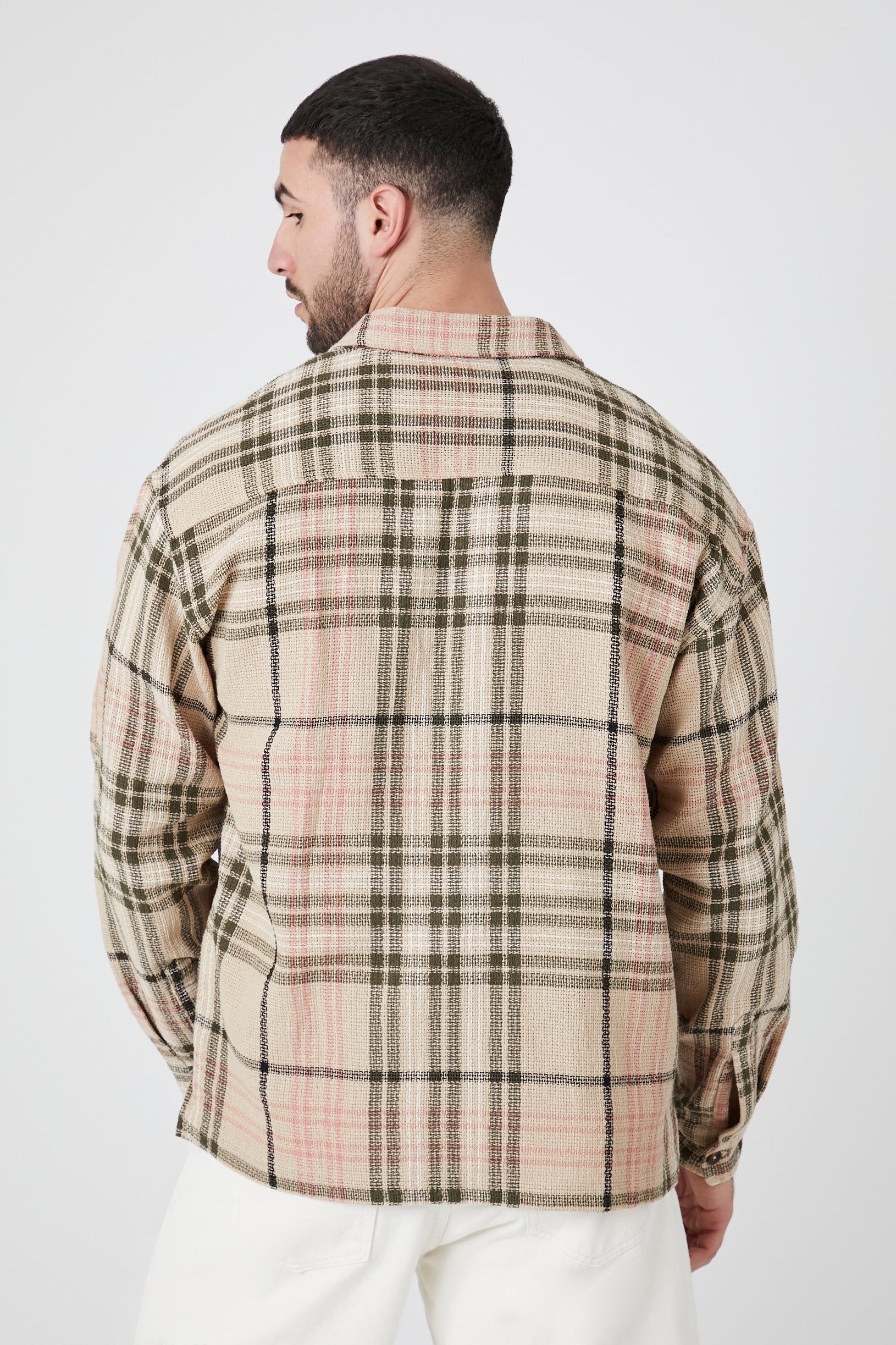 Haut boutonné texturé à carreaux sold by Urban Planet product image thumbnail 2