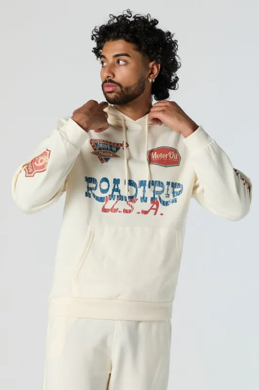 Road Trip USA Graphic Fleece Hoodie sold by Urban Planet