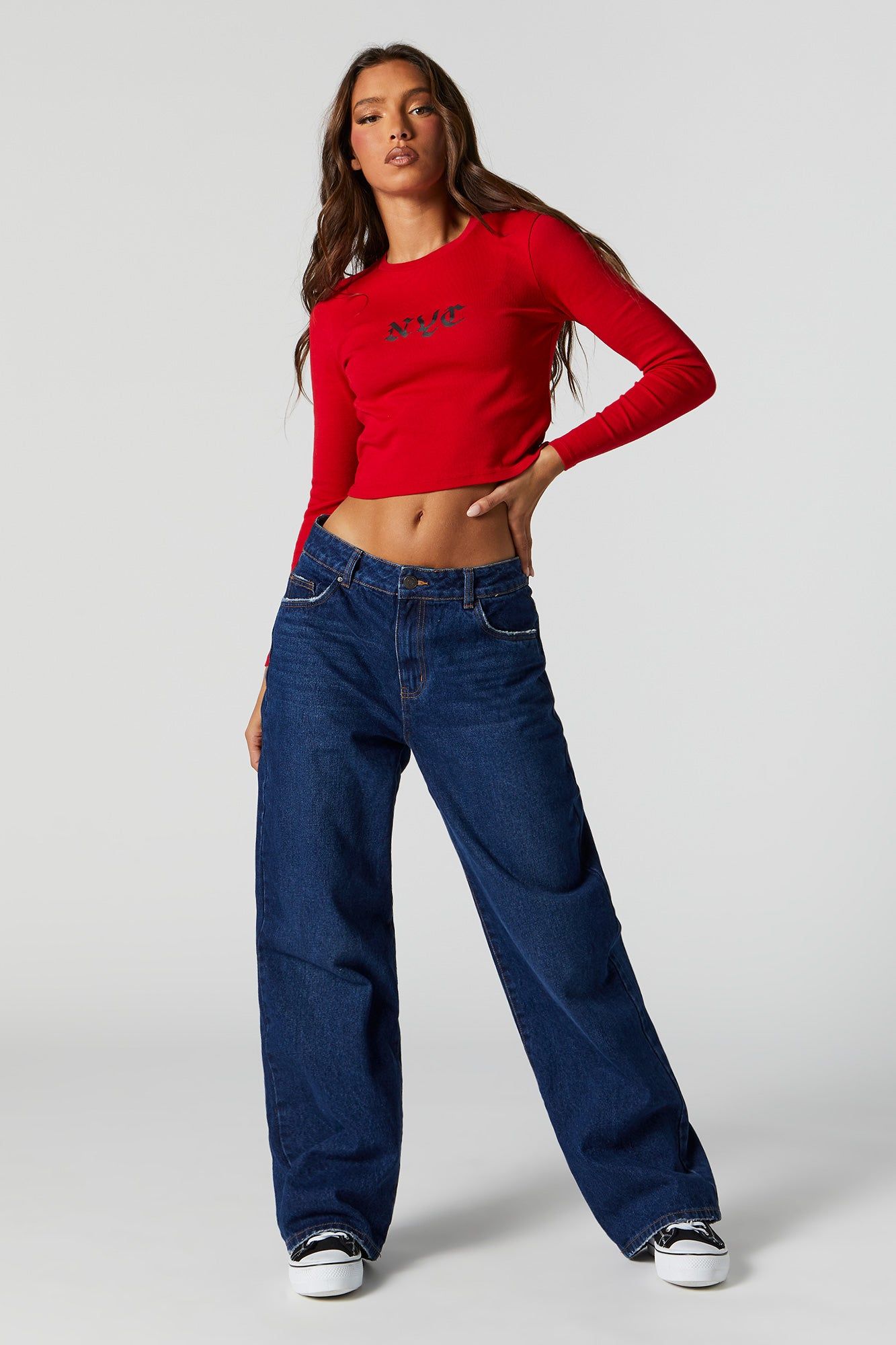 NYC Graphic Cropped Sleeve Top sold by Urban Planet product image thumbnail 2
