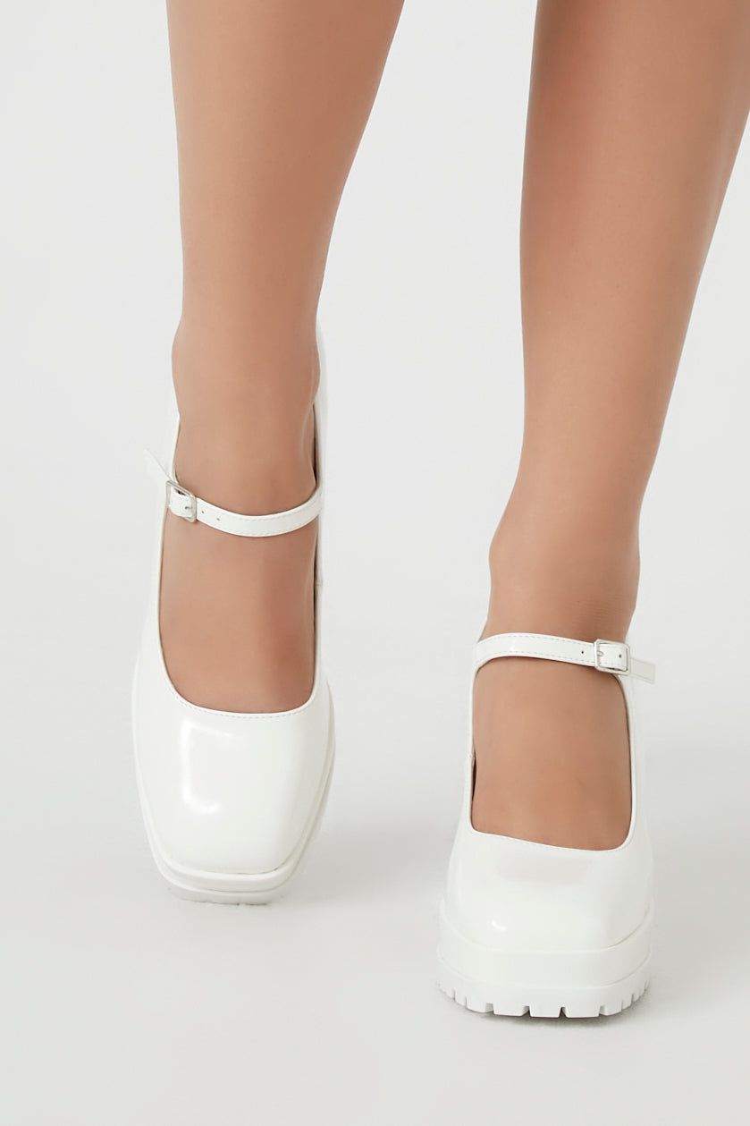 Faux Patent Leather Mary Jane Heel sold by Urban Planet product image thumbnail 3
