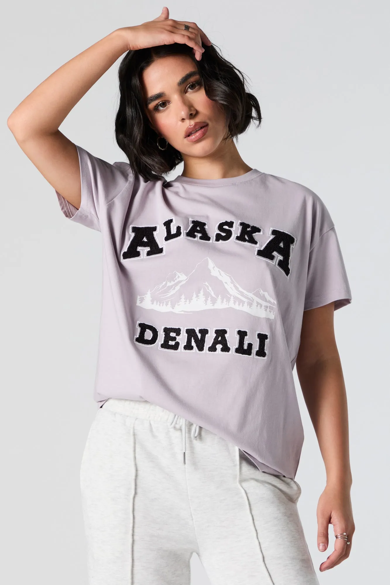Alaska Embroidered T-Shirt sold by Urban Planet