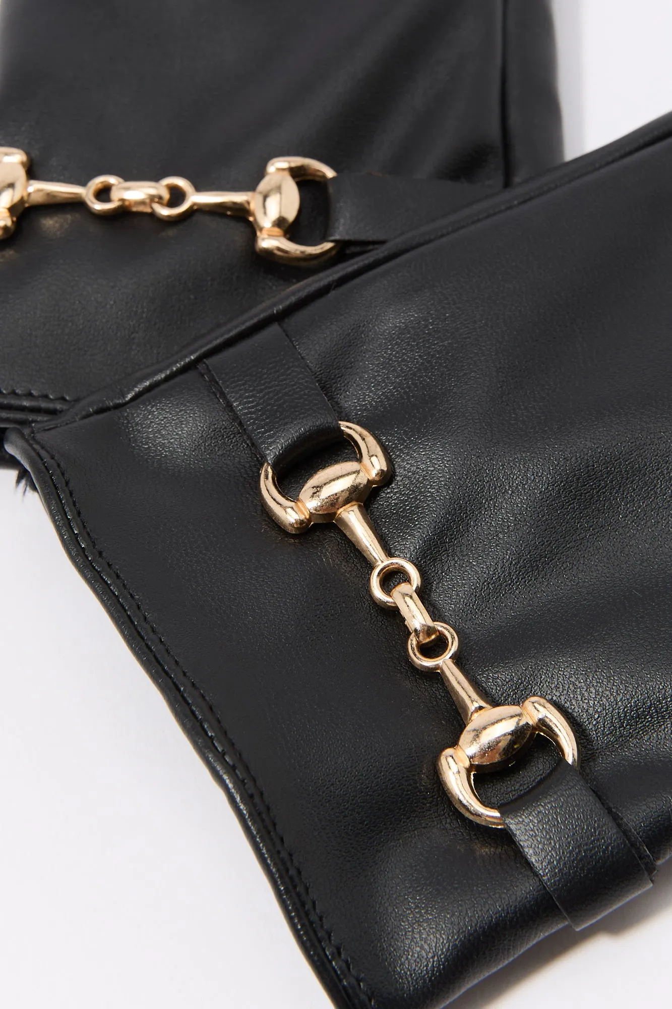 Faux Leather Gloves sold by Urban Planet product image thumbnail 2