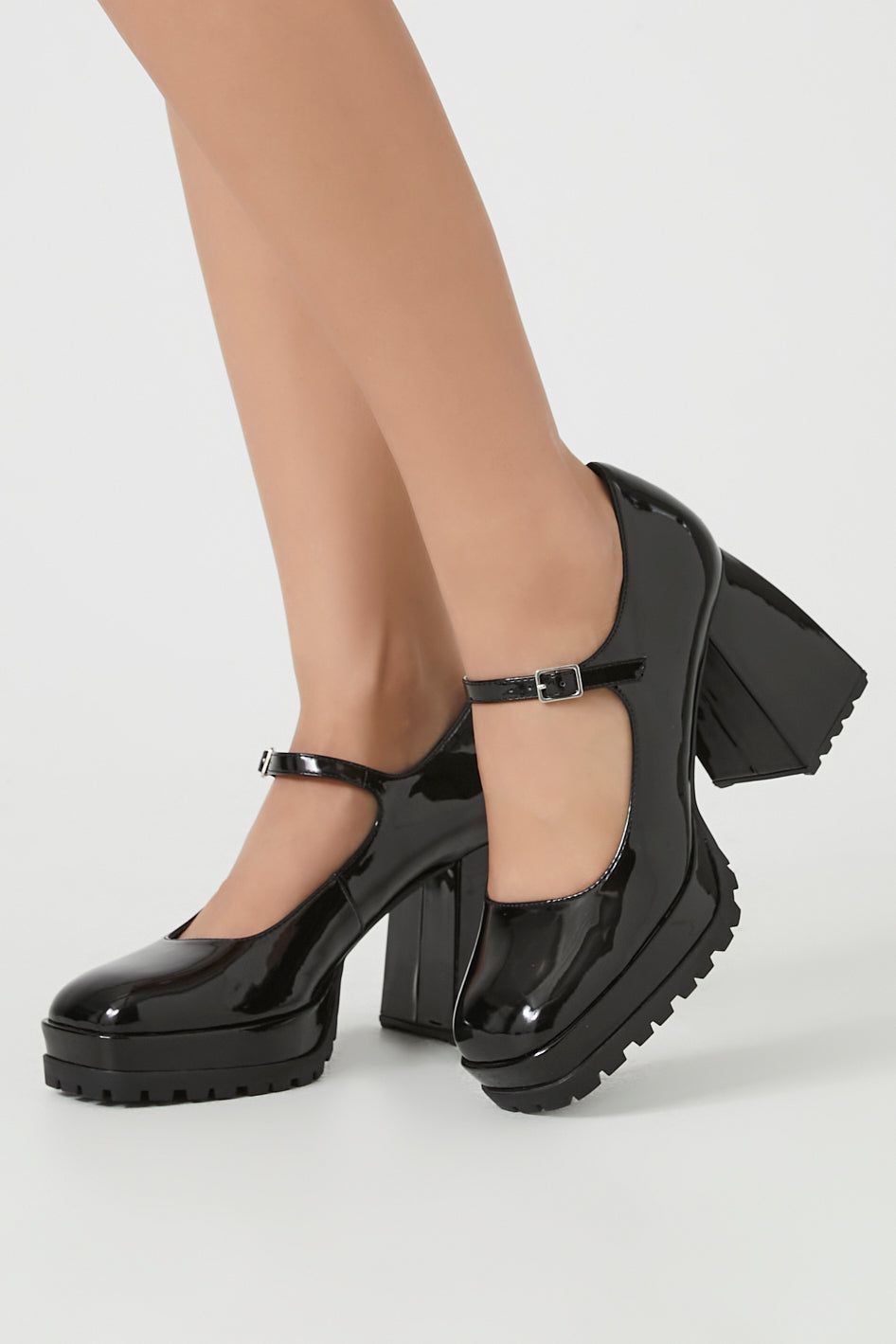 Faux Patent Leather Mary Jane Heel sold by Urban Planet product image thumbnail 5