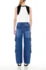 Jean cargo mi-taille à jambe large sold by Urban Planet