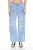Jean cargo mi-taille à jambe large sold by Urban Planet