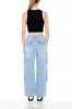 Jean cargo mi-taille à jambe large sold by Urban Planet