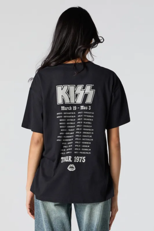 KISS Graphic Boyfriend T-Shirt sold by Urban Planet