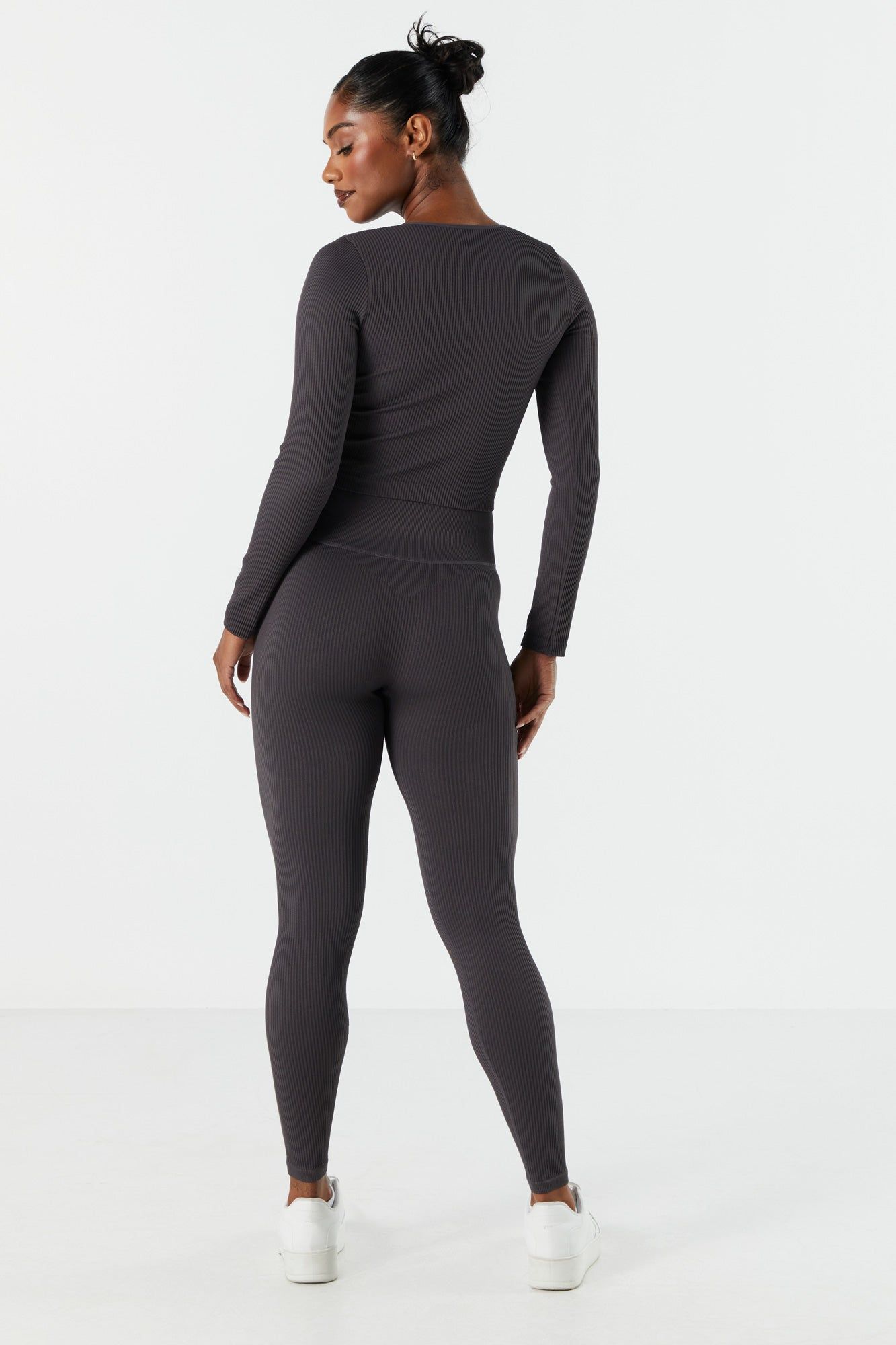 Sommer Ray Seamless Ribbed Self Tie Active Legging sold by Urban Planet product image thumbnail 10