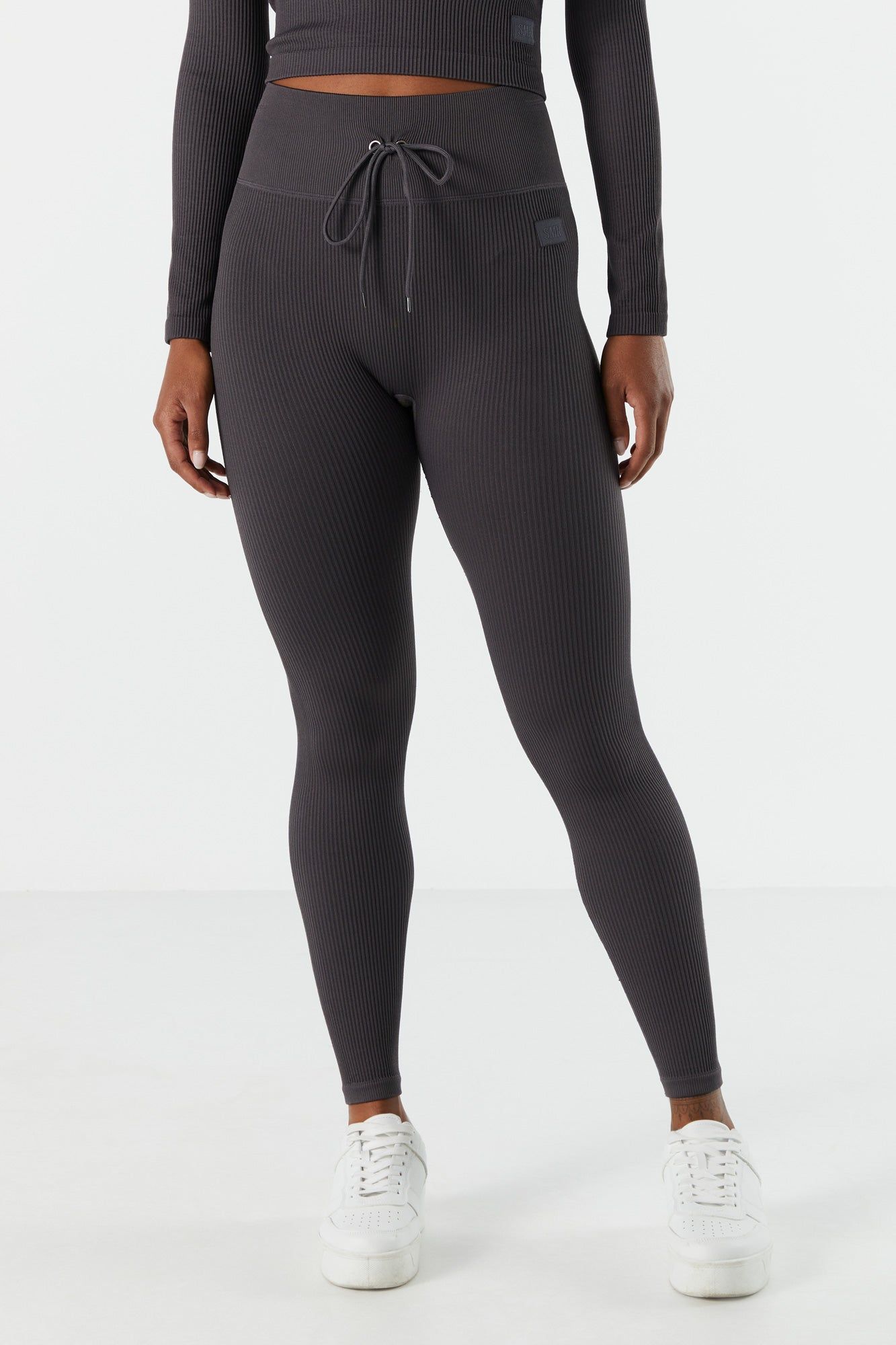 Sommer Ray Seamless Ribbed Self Tie Active Legging sold by Urban Planet product image thumbnail 9
