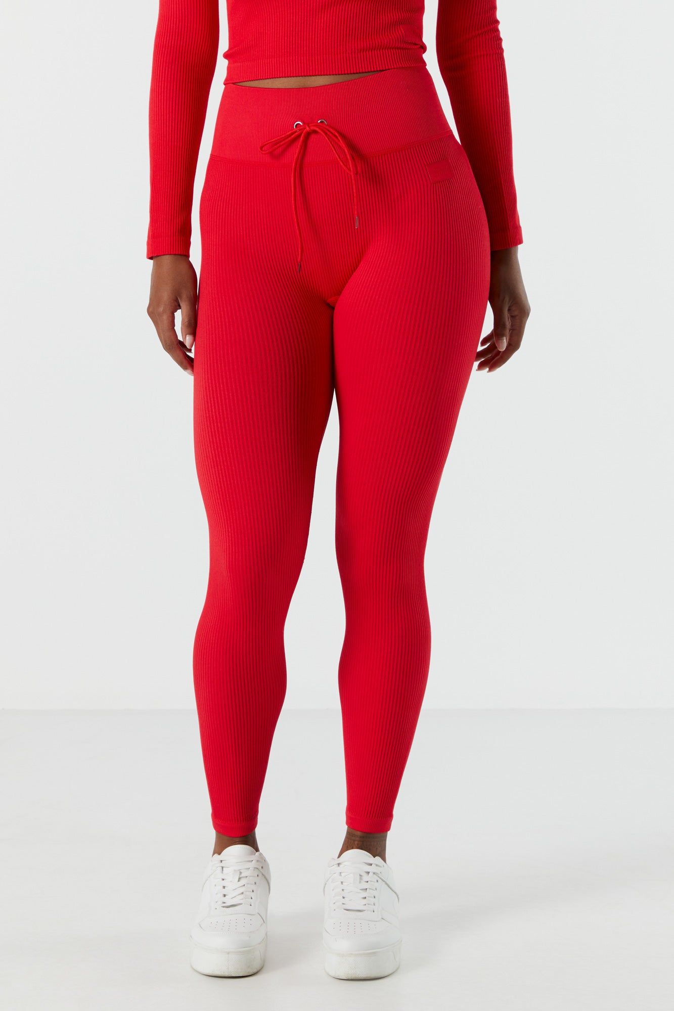 Sommer Ray Seamless Ribbed Self Tie Active Legging sold by Urban Planet product image thumbnail 2