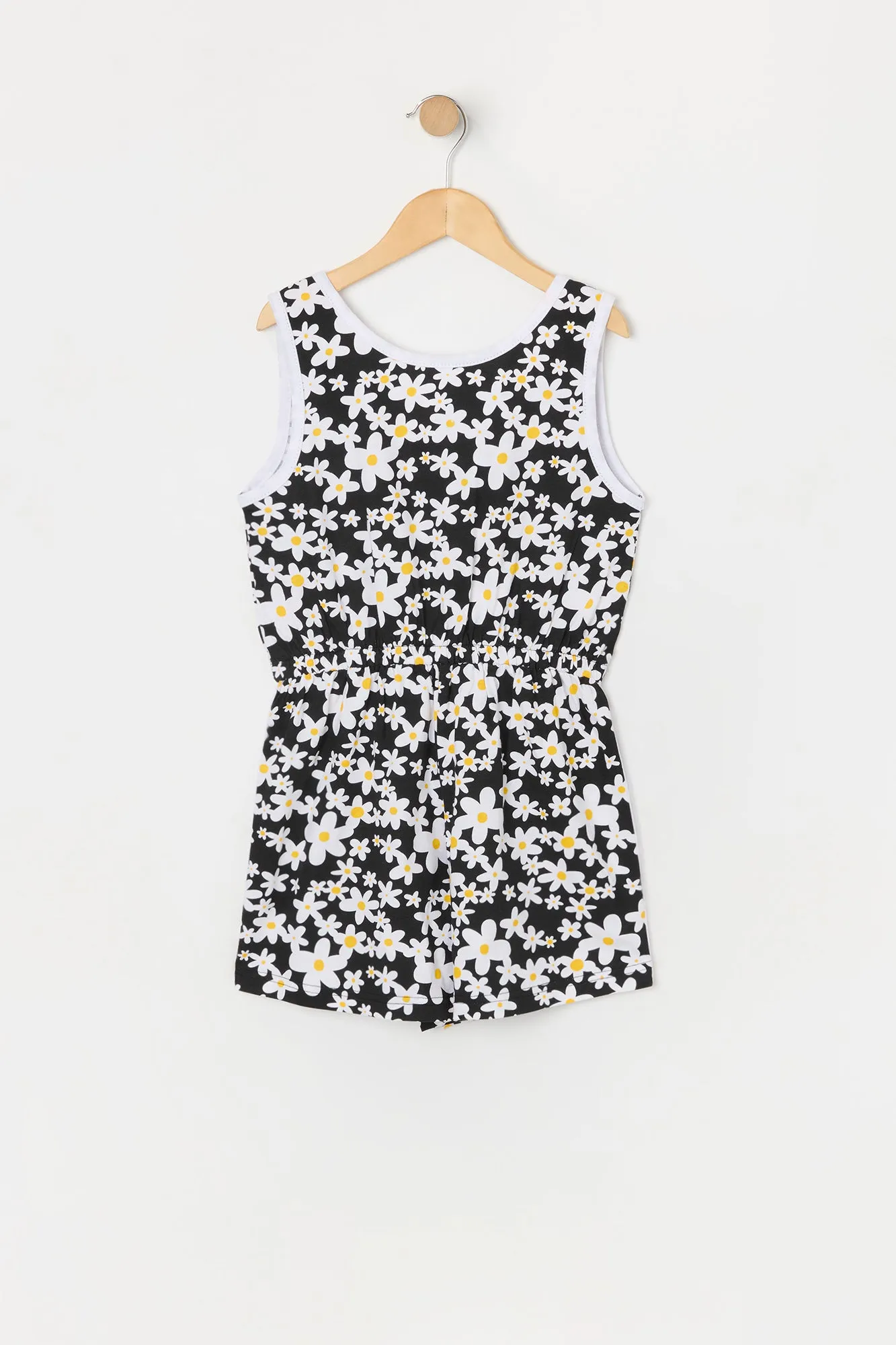 Girls Flower Print Romper sold by Urban Planet product image thumbnail 2