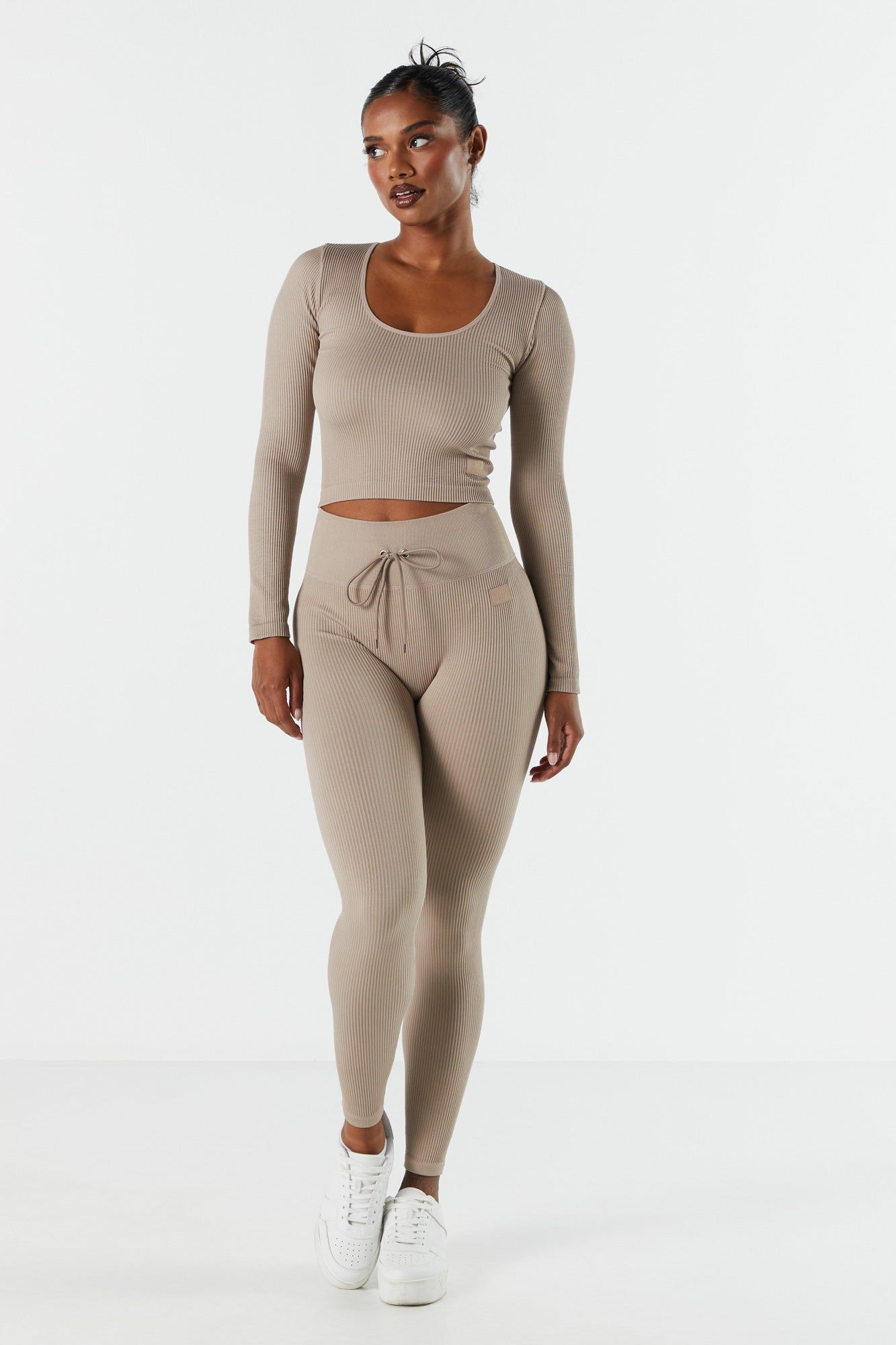 Sommer Ray Seamless Ribbed Self Tie Active Legging sold by Urban Planet product image thumbnail 12