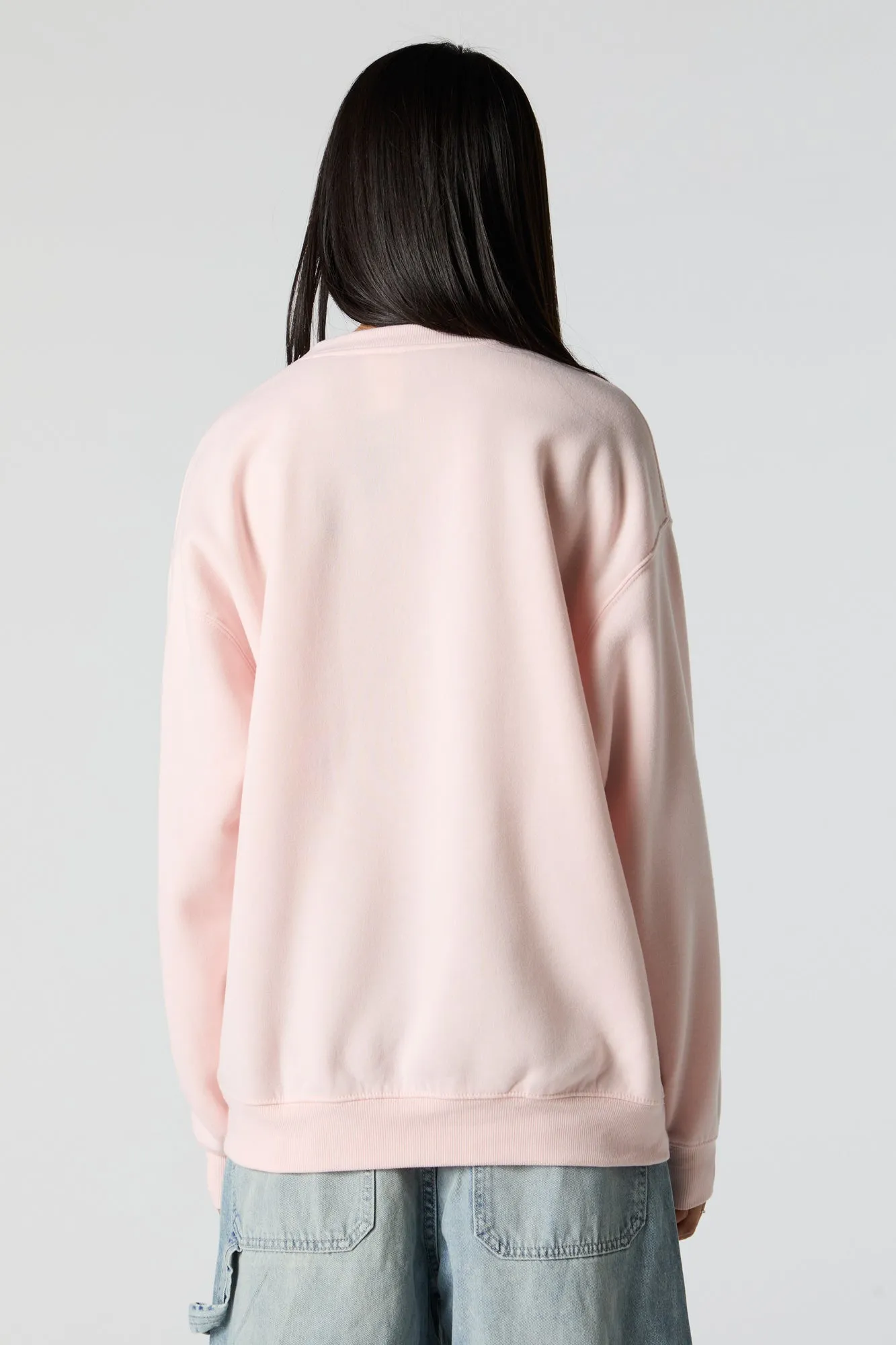 Pink Hello Kitty Graphic Sweatshirt sold by Urban Planet product image thumbnail 2