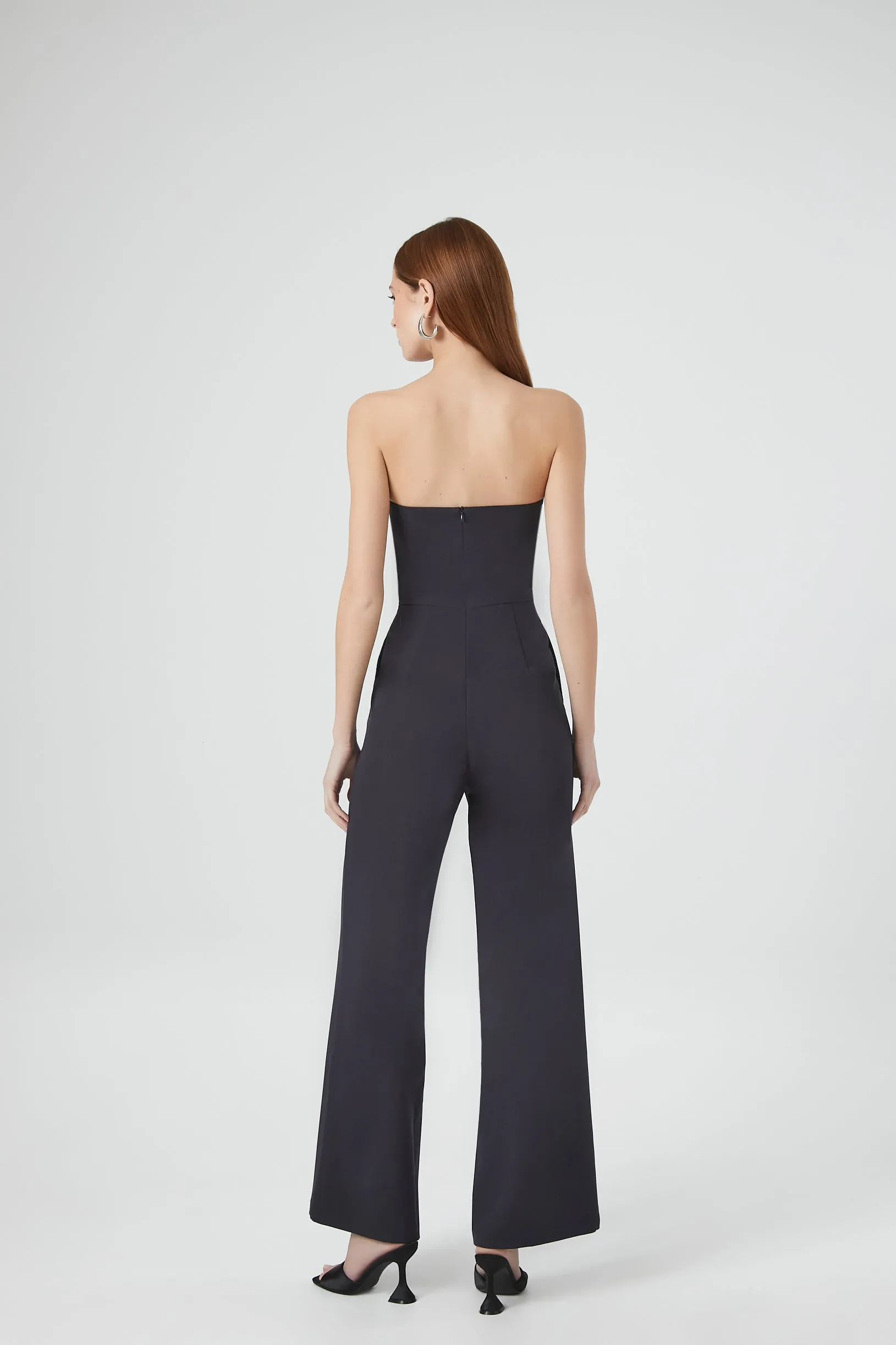 Strapless Wide Leg Jumpsuit sold by Urban Planet product image thumbnail 4