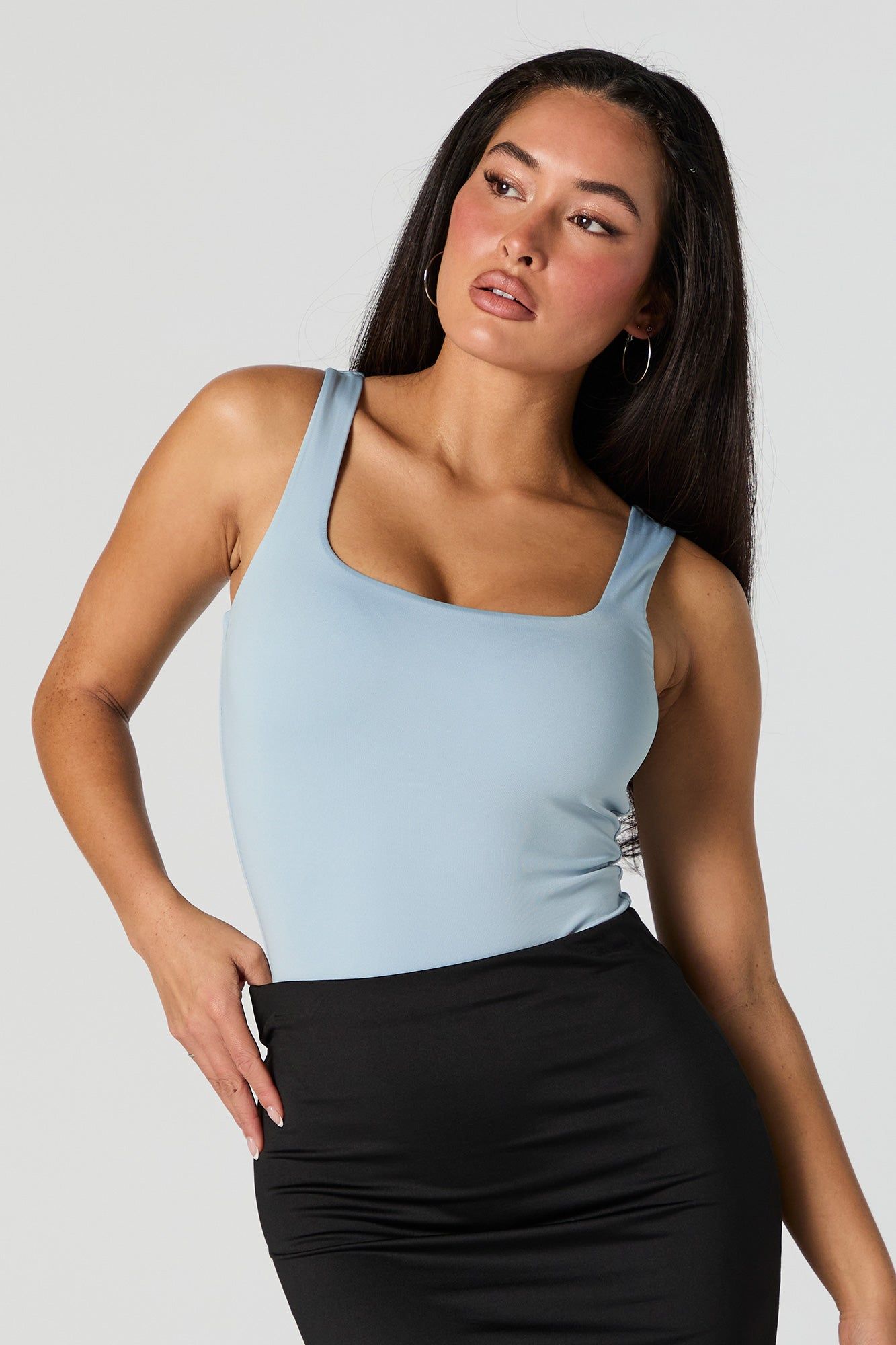 Contour Square Neck Tank Bodysuit sold by Urban Planet