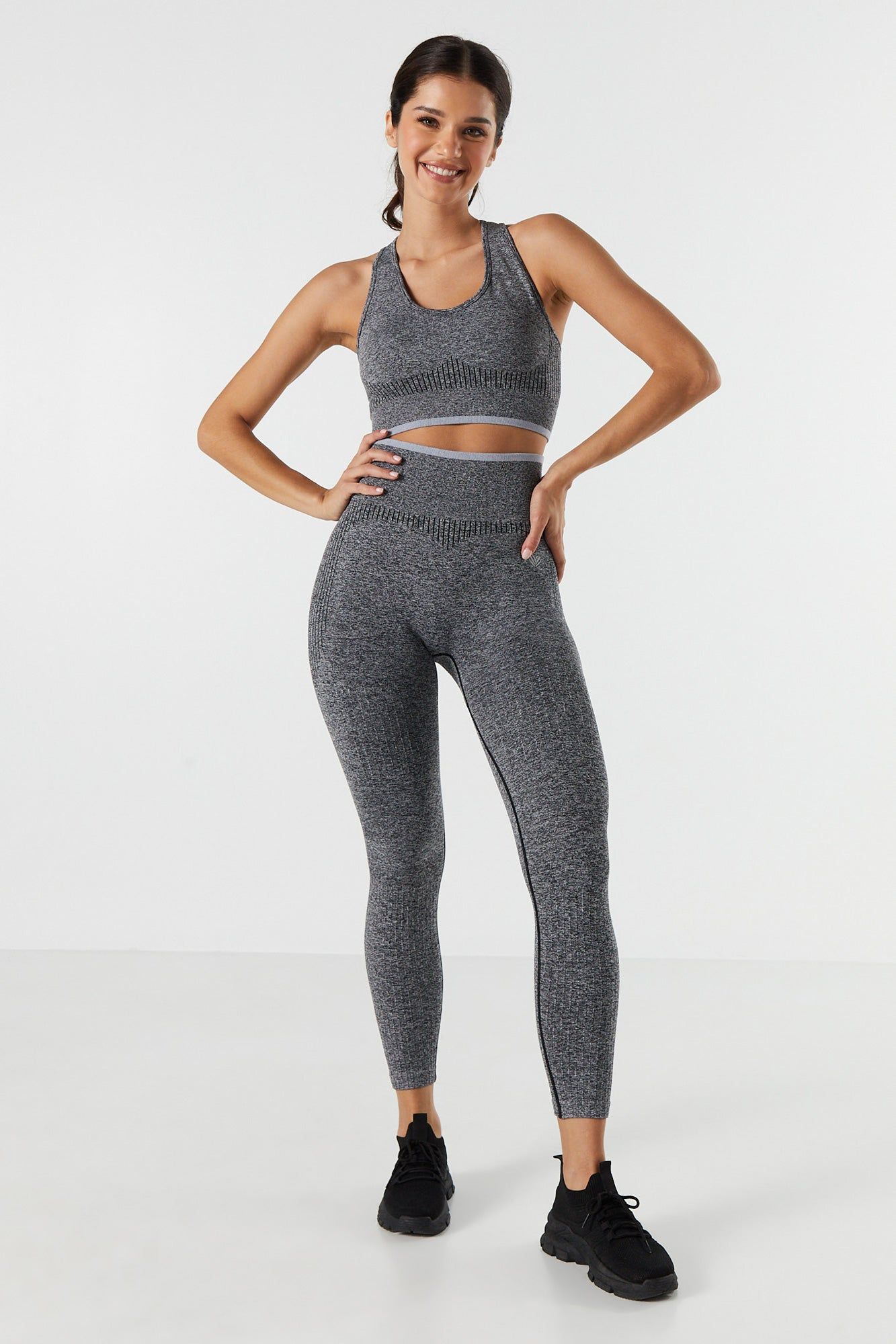 Seamless Ribbed Sports Bra sold by Urban Planet product image thumbnail 13