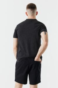 Short uni à taille élastique noir sold by Urban Planet