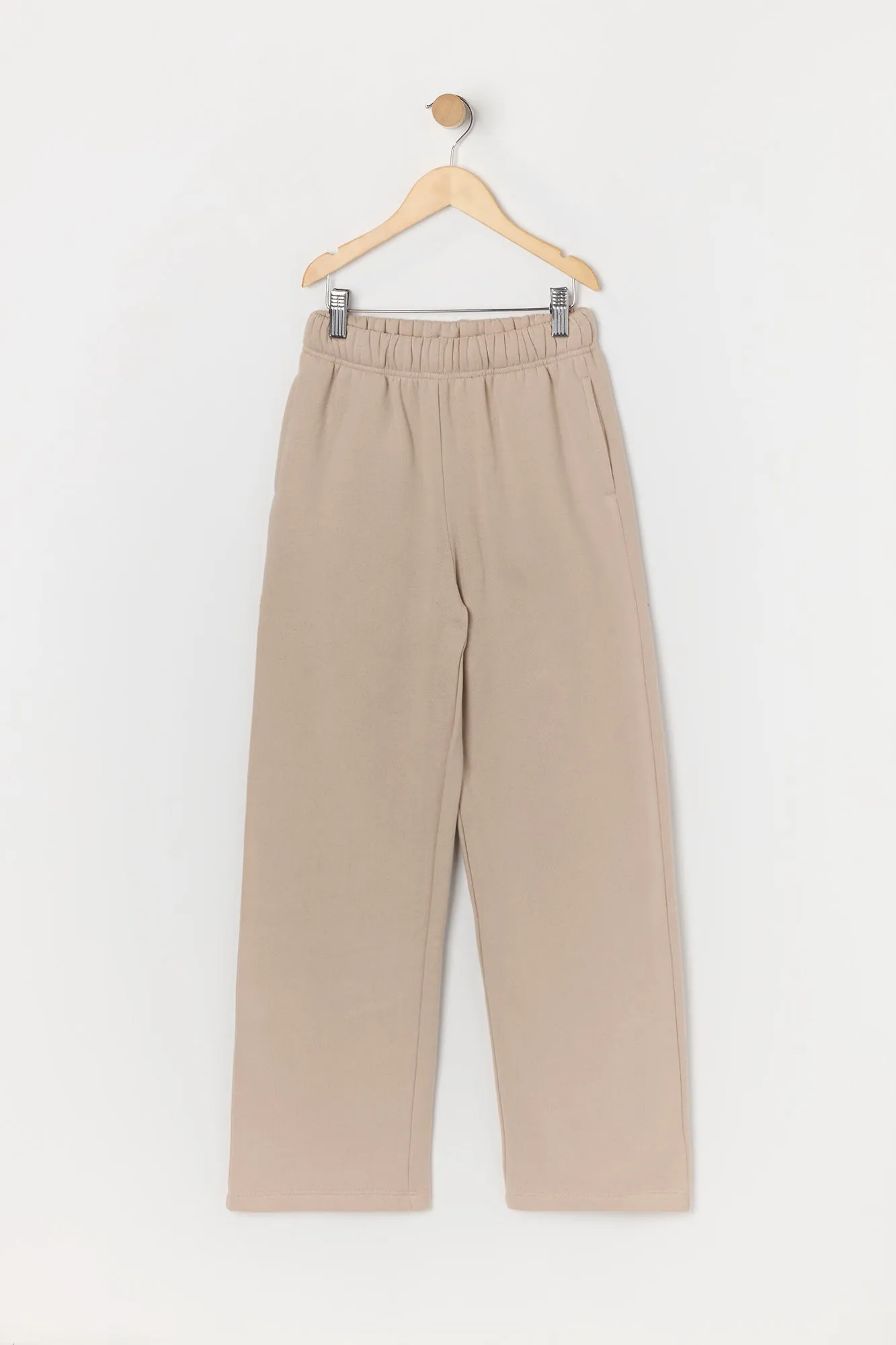 Pantalon d'entraînement à jambe large en molleton pour fille sold by Urban Planet