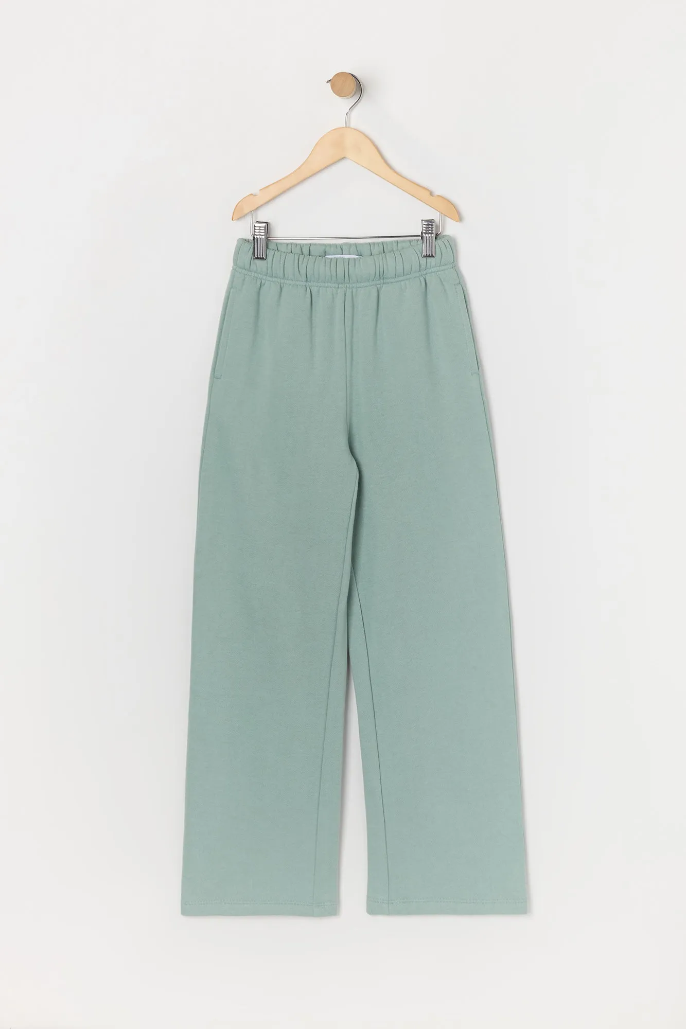 Pantalon d'entraînement à jambe large en molleton pour fille sold by Urban Planet product image thumbnail 3