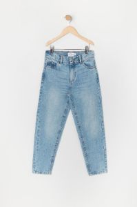 Jean « mom » délavé pâle à taille haute pour fille sold by Urban Planet