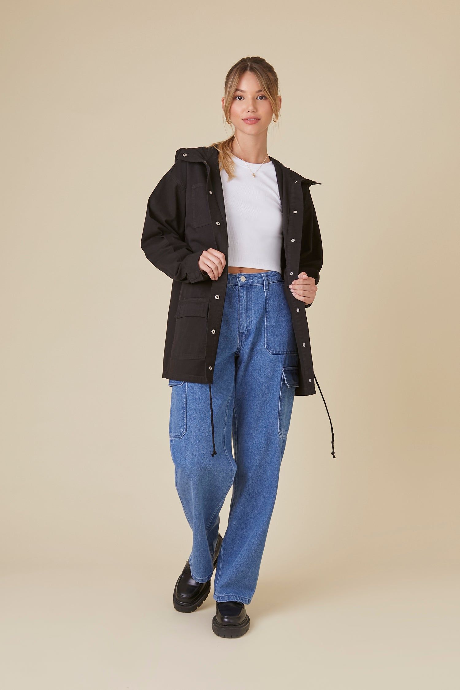 Blouson utilitaire à capuchon sold by Urban Planet product image thumbnail 4