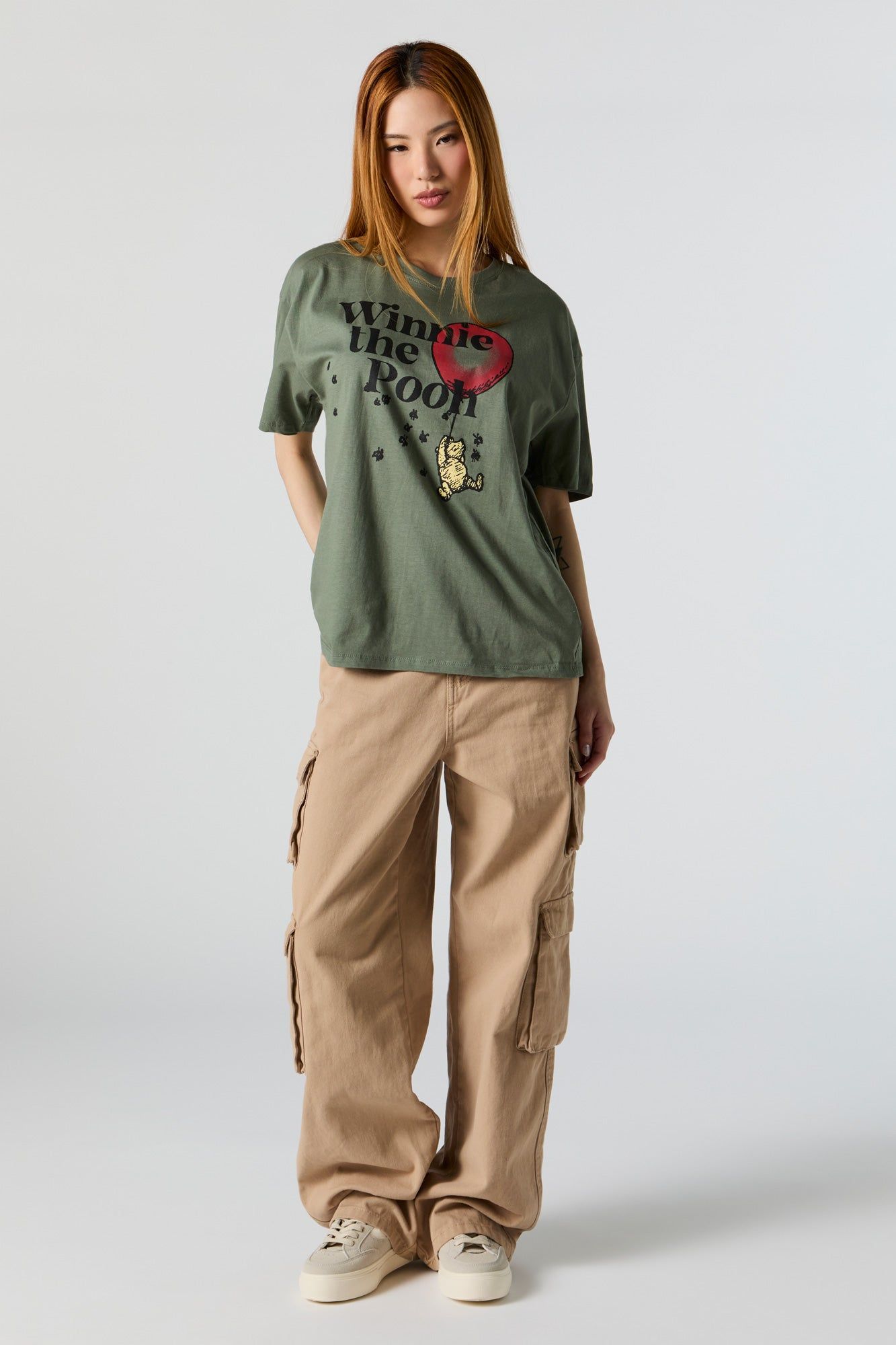 Winnie the Pooh Graphic Boyfriend T-Shirt sold by Urban Planet product image thumbnail 3