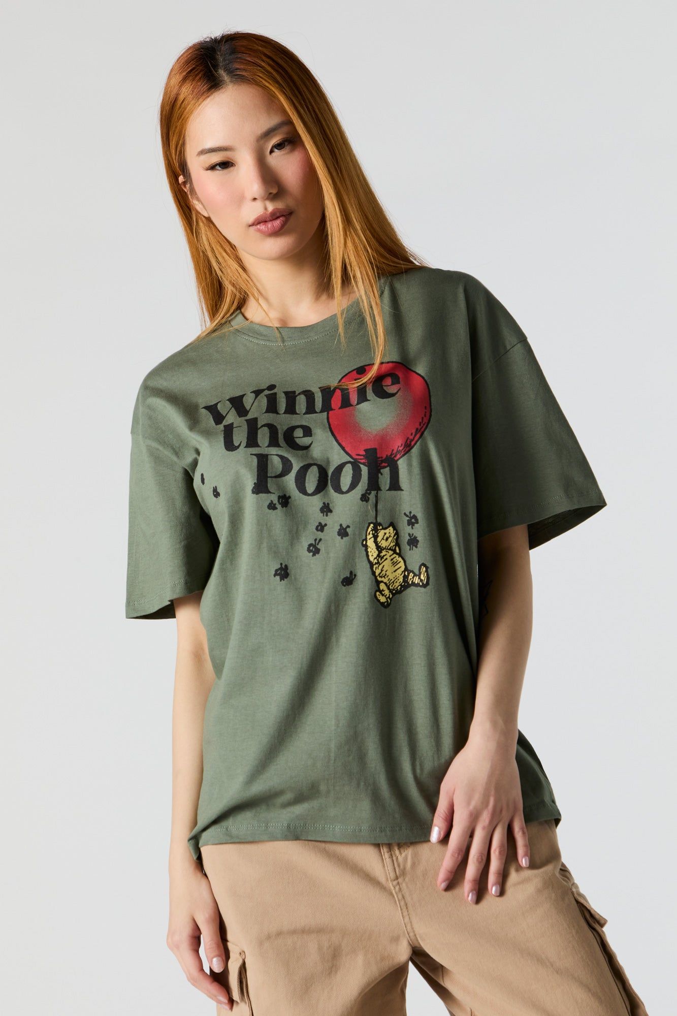 Winnie the Pooh Graphic Boyfriend T-Shirt sold by Urban Planet product image thumbnail 2