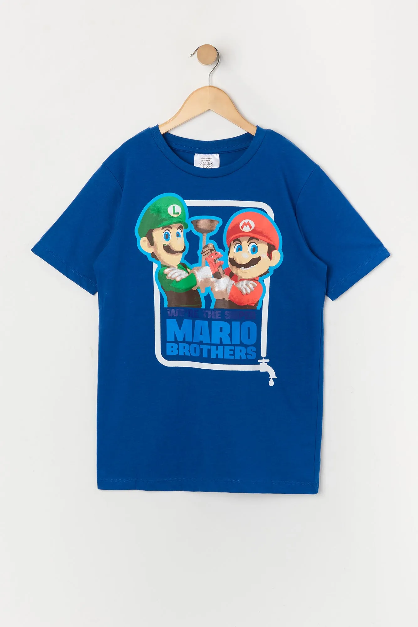 Boys Mario Brothers Graphic T-Shirt sold by Urban Planet