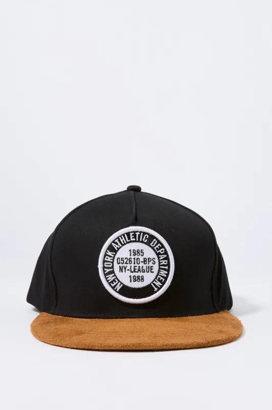 Casquette réglable avec motif brodé NY Athletic Department pour garçon sold by Urban Planet