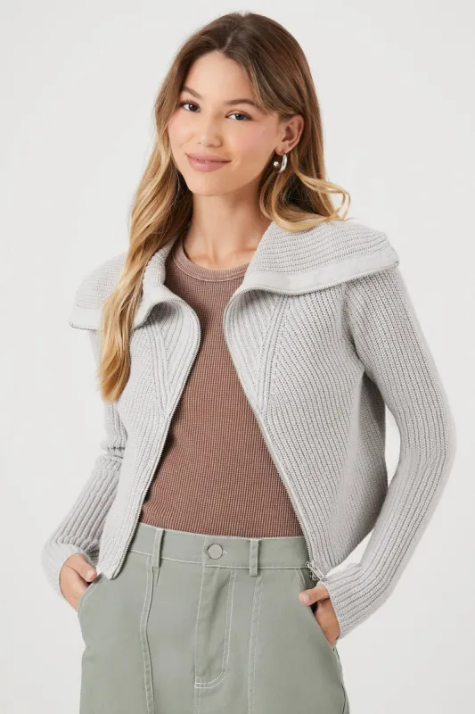 Cardigan en tricot avec fermeture à glissière sold by Urban Planet