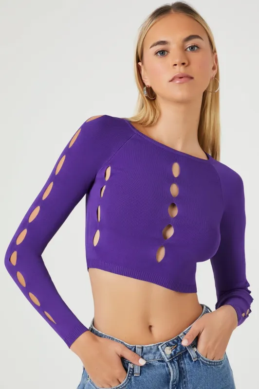 Chandail court avec découpes sold by Urban Planet