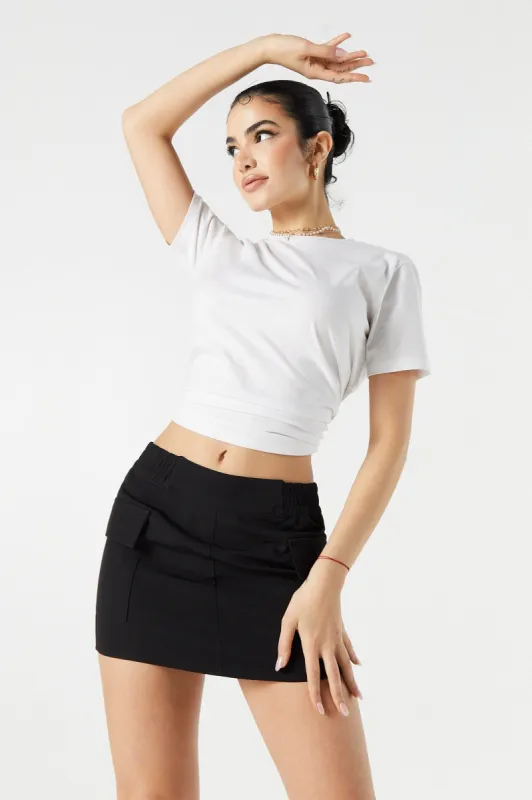 Pull On Cargo Mini Skirt sold by Urban Planet