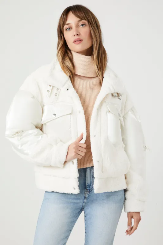Blouson bouffant en Sherpa sold by Urban Planet