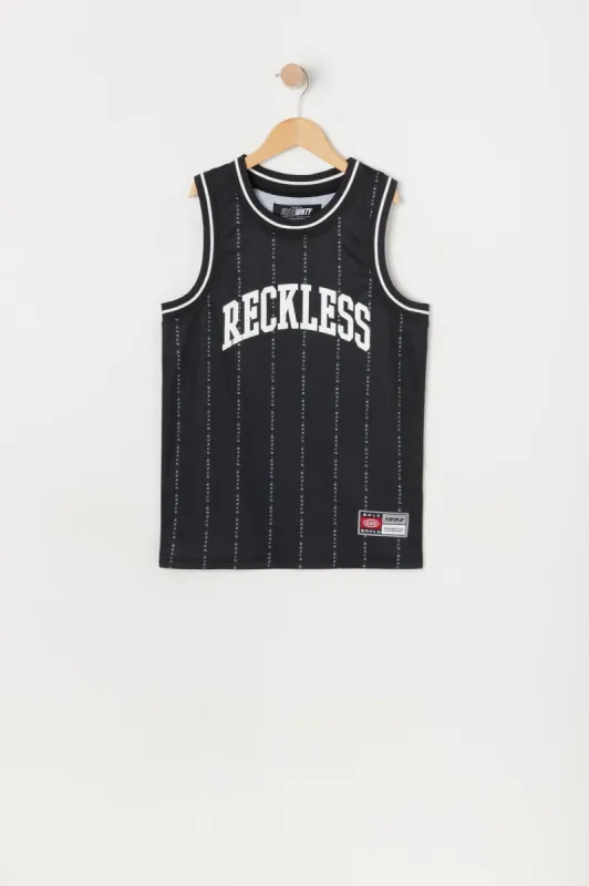Jersey de basketball à imprimé Reckless pour garçon sold by Urban Planet