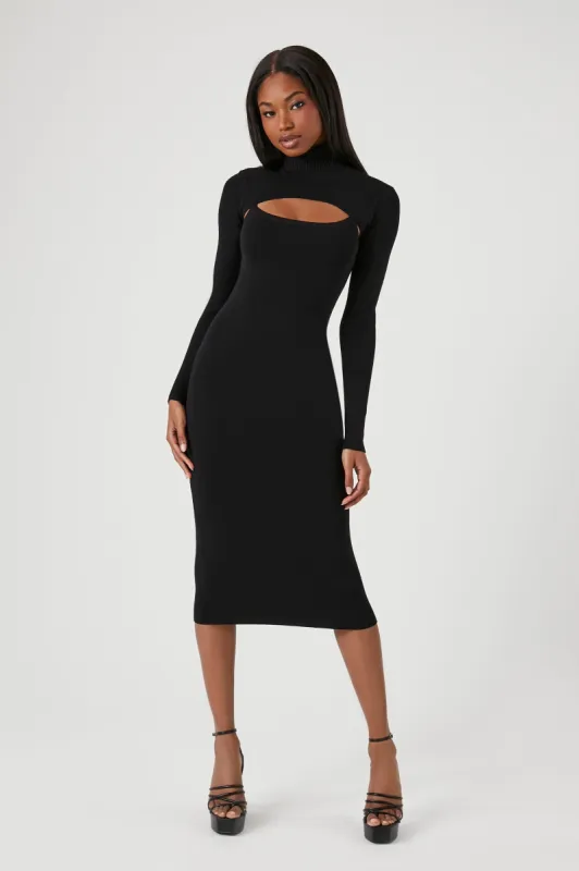 Robe-chandail combo à col roulé sold by Urban Planet