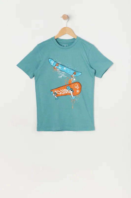 Boys Skate Club Graphic T-Shirt sold by Urban Planet