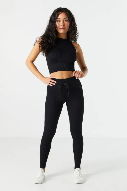 Sommer Ray Seamless Ribbed Active Tie Legging sold by Urban Planet