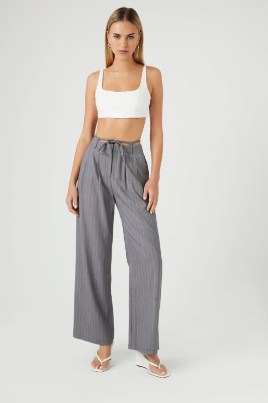 Pinstriped Wide Leg Trouser sold by Urban Planet