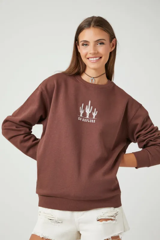 Go Explore Graphic Sweatshirt sold by Urban Planet