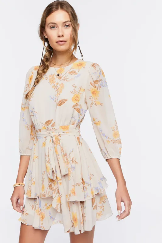 Minirobe fleurie avec attache sold by Urban Planet