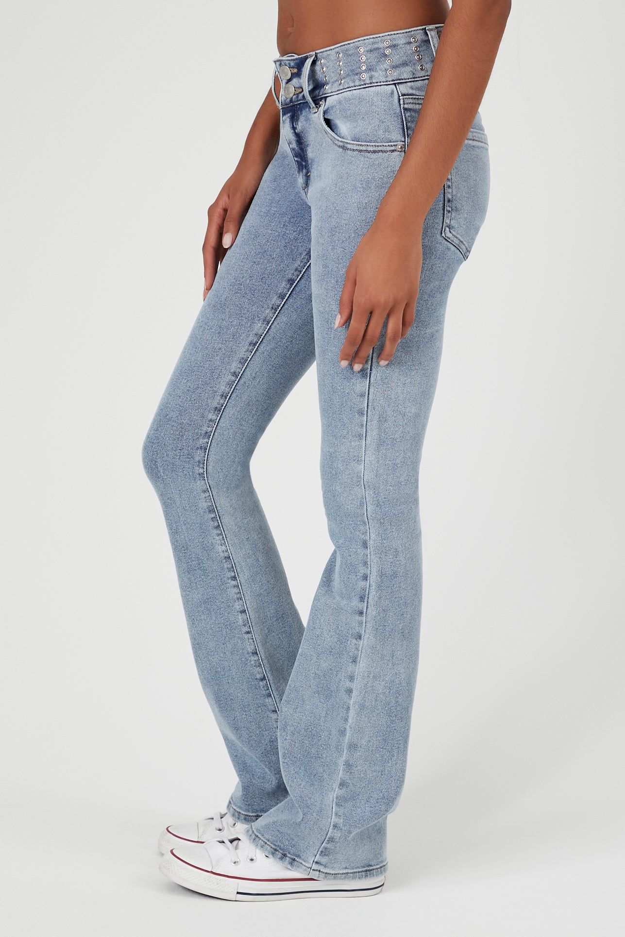 Low Rise Flare Jean sold by Urban Planet product image thumbnail 3