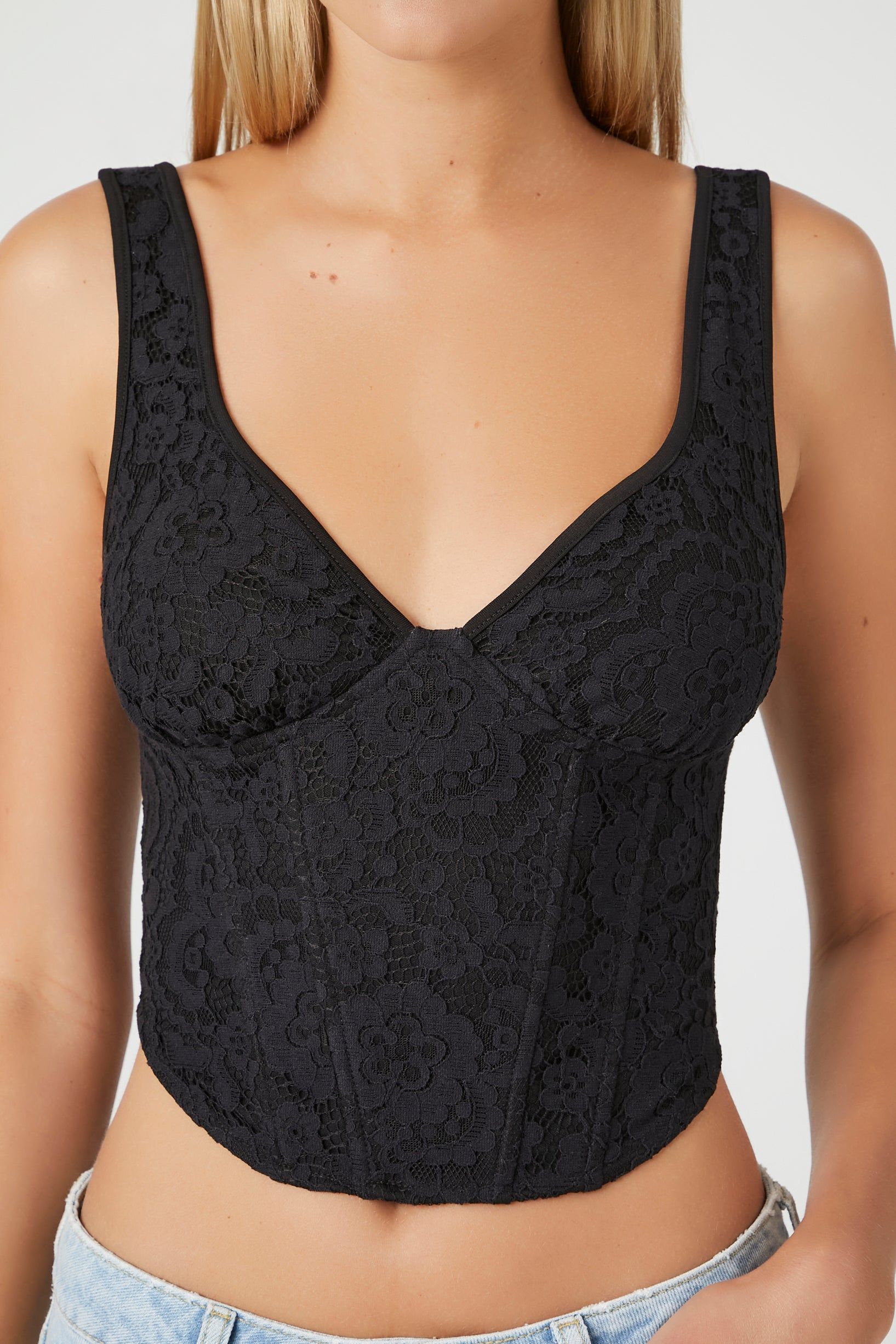 Haut corset écourté lacé sold by Urban Planet product image thumbnail 4