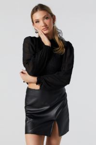 Smocked Long Sleeve Top sold by Urban Planet