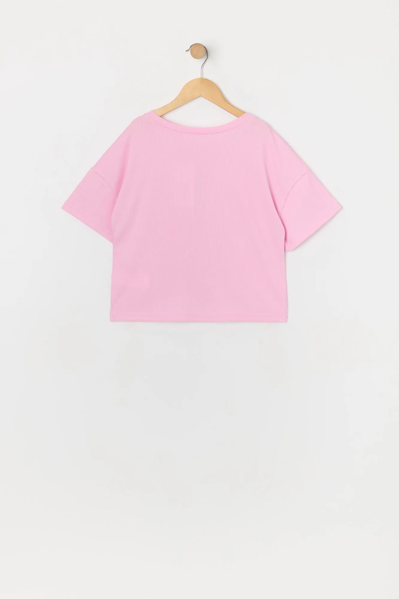 Girls Front Twist T-Shirt sold by Urban Planet product image thumbnail 2