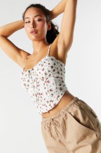 Débardeur corset fleuri sold by Urban Planet