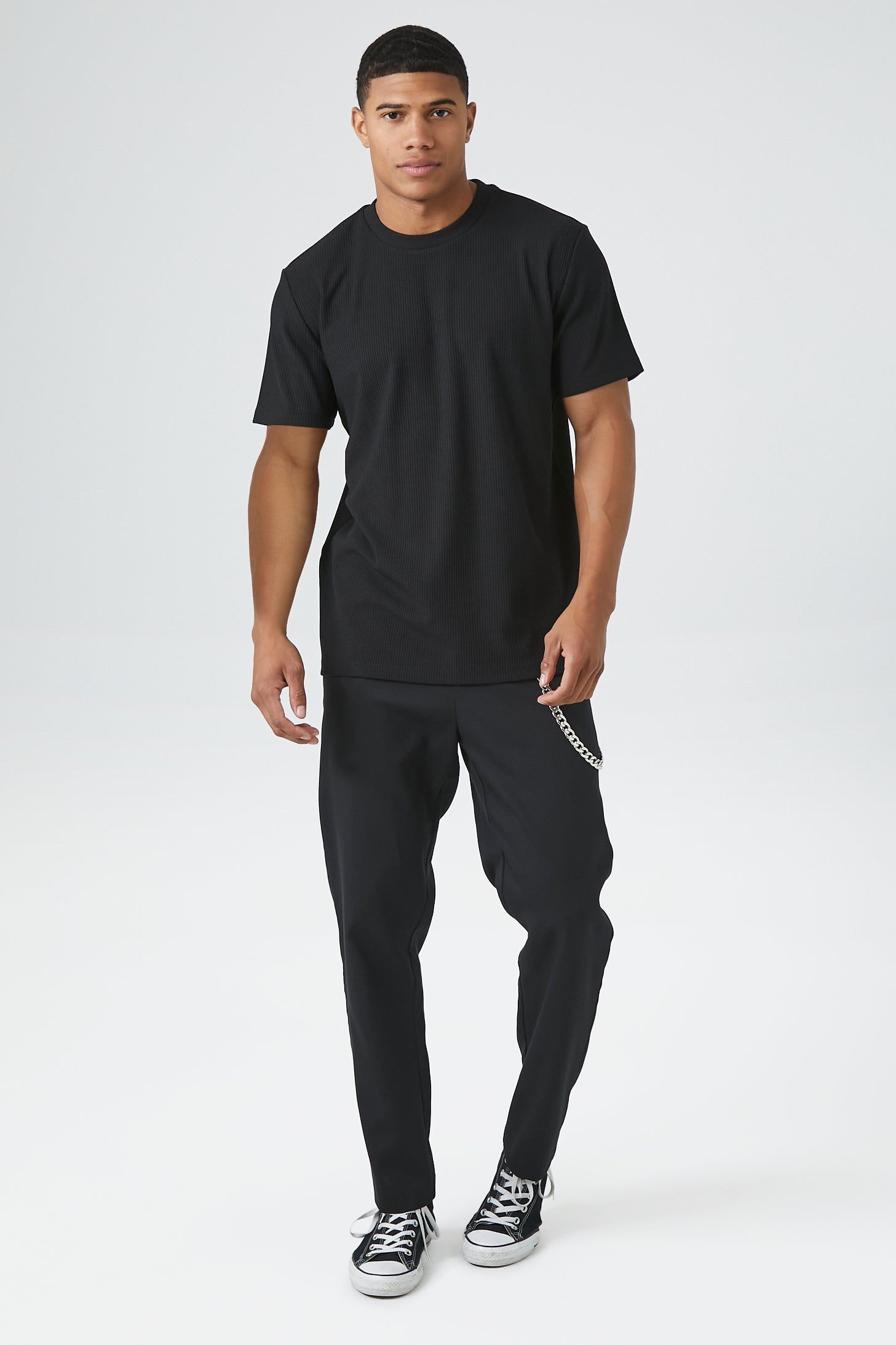 Textured Crewneck T-Shirt sold by Urban Planet product image thumbnail 8