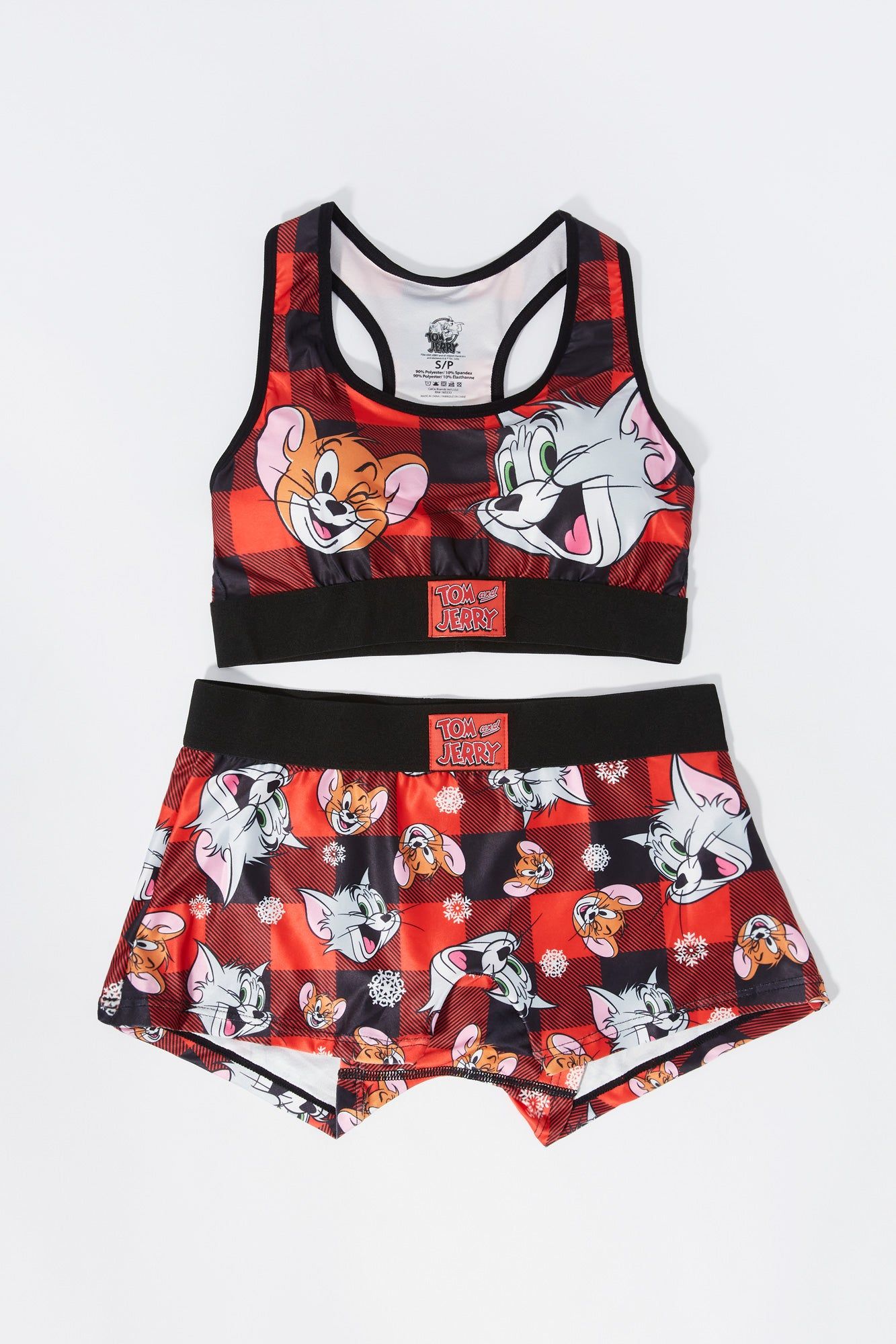 Tom and Jerry Sports Bra and Boy Short Set sold by Urban Planet product image thumbnail 2