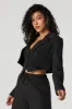 Open Front Cropped Blazer sold by Urban Planet